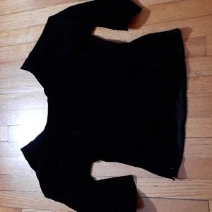 Vintage Velvet Off the Shoulder Holiday Formal